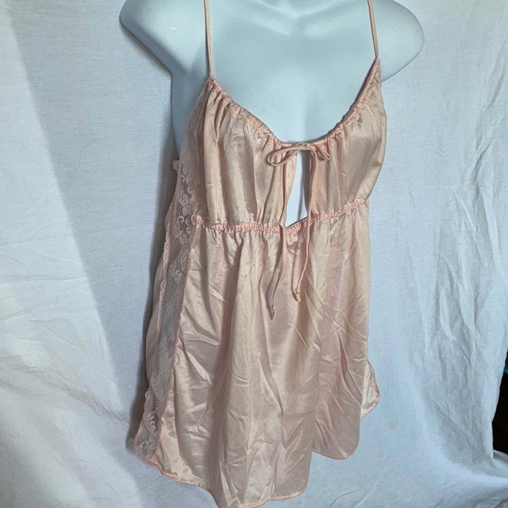 Vintage satin lingerie top
